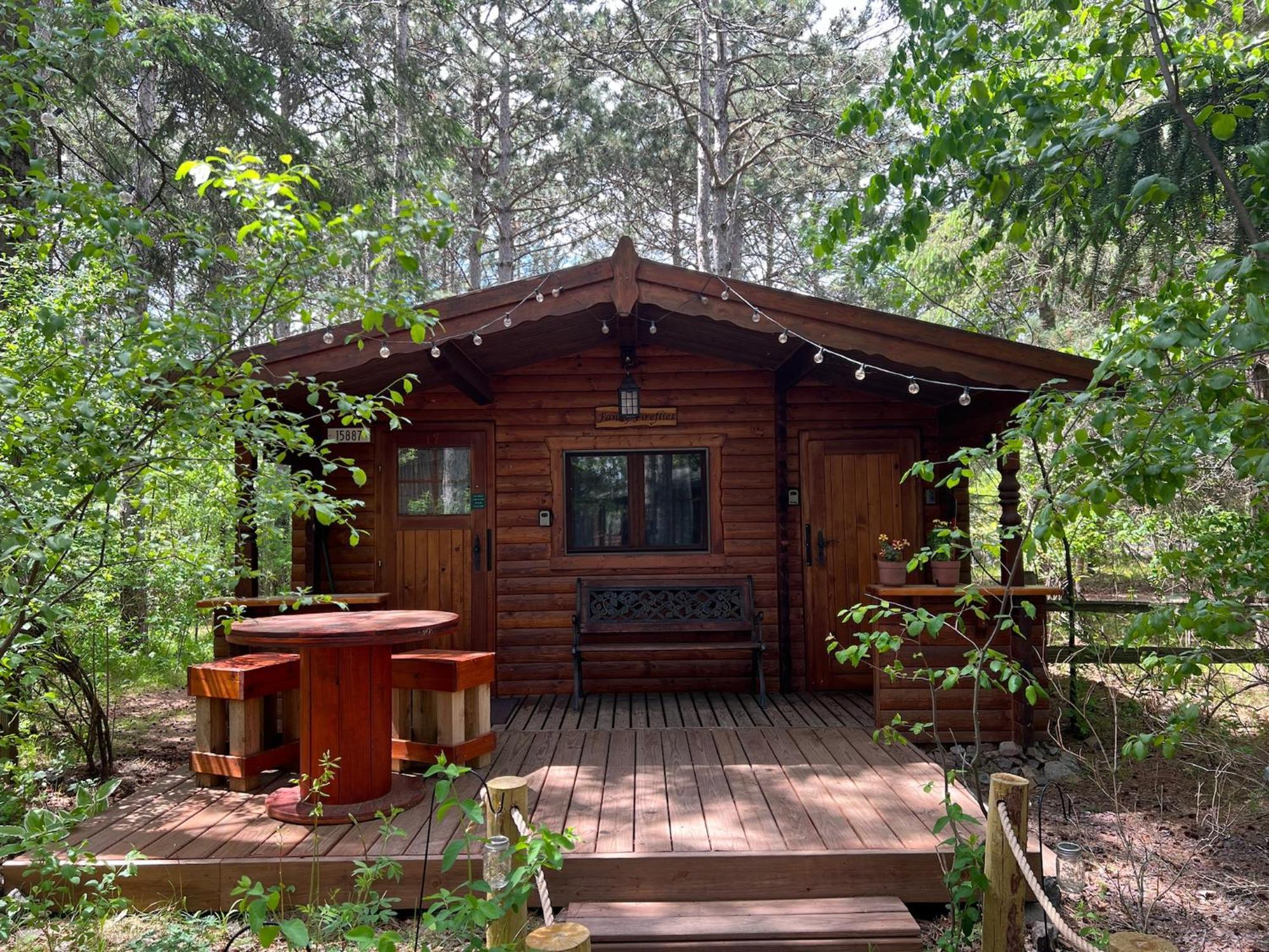Fancy Fireflies Cabin Hayward Exteriör bild